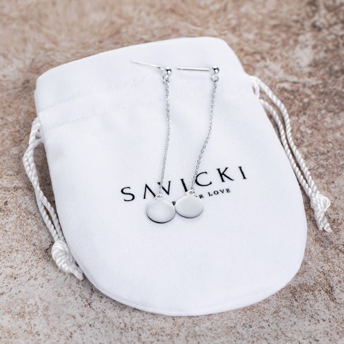 Kolczyki Savicki: srebrne